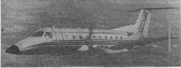 транспортный самолет ЕМВ-110 <Бандейранте>