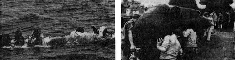 Тренировка на ПСД типа Mk 7 и погрузка его в док-камеру атомной подводной лодки
