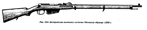 Австрийская винтовка системы Манлихер образца 1888 г.