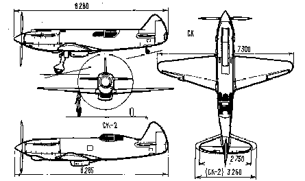 самолет СК-1