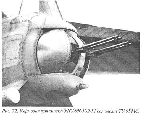 Кормовая установка УКУ-9К-5 02-11 самолета ТУ-95МС