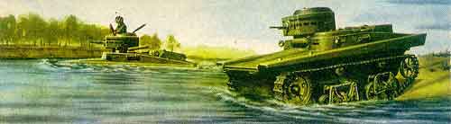 Cоветский малый плавающий танк Т-37А